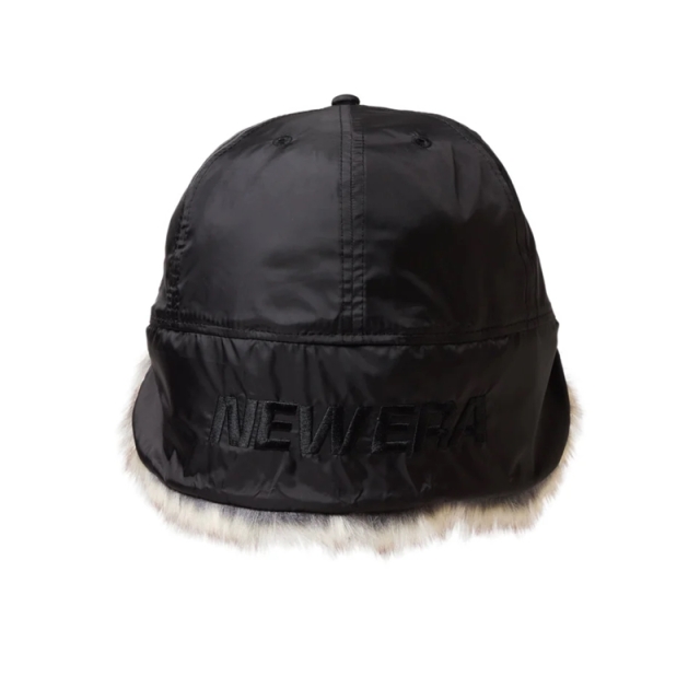 ニューエラ キャップ 59FIFTY Flip down Water Repellent ファー ユニセックス 25FW ブラック 14668884 