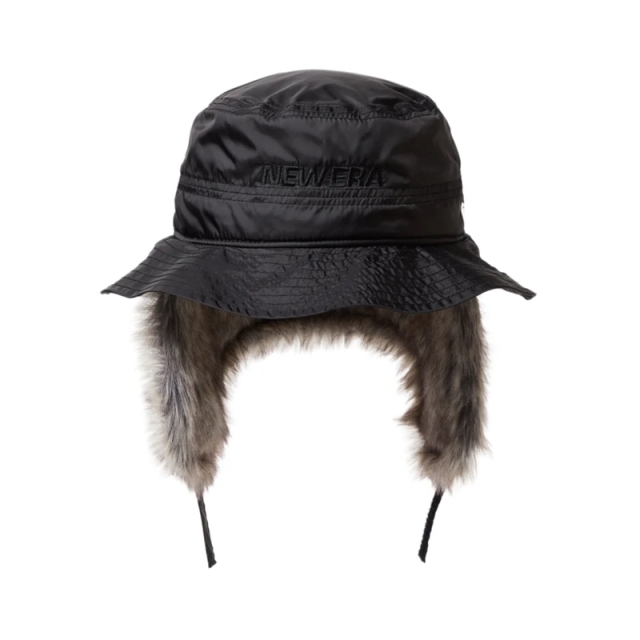 ニューエラ ハット アドベンチャーライト Dogear Water Repellent ファー ユニセックス 25FW ブラック 14668931