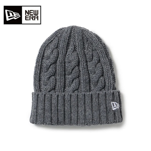 ニューエラ ローゲージ カフニット Wool Blend ユニセックス 25FW ダークグレー 14669982