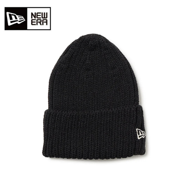 ニューエラ ベーシック カフニット ホールガーメント ユニセックス 25FW ブラック 14670039