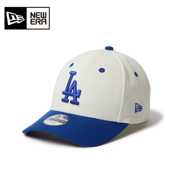 NEW ERA ロサンゼルスドジャース ベースボールキャップ 2トーンカラー 59FIFTY MLB Piping 2Tone ロサンゼルス・ドジャース クローム/A