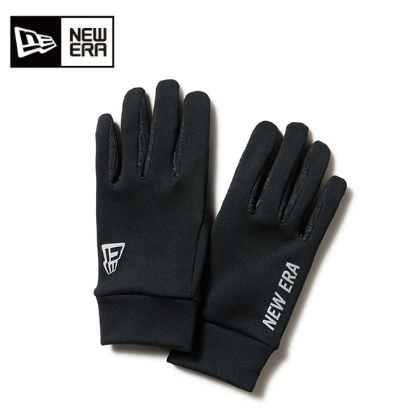 ニューエラ キッズ Youth フリース ウォーマーグローブ イータッチ スマホ対応 ユニセックス 25FW ブラック 14675830