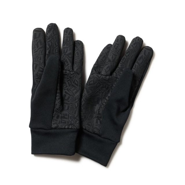 ニューエラ イータッチ フリース ウォーマーグローブ ボックスロゴ ブラック/グレー