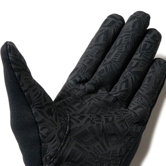 ニューエラ イータッチ フリース ウォーマーグローブ ボックスロゴ ブラック/グレー