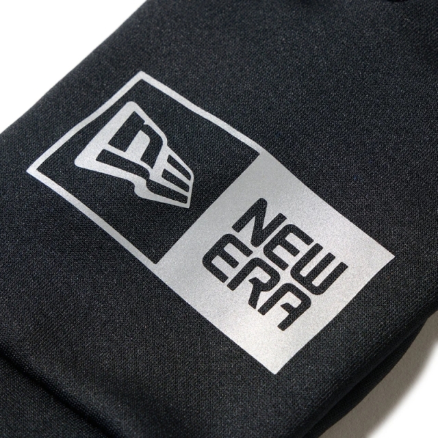 ニューエラ イータッチ フリース ウォーマーグローブ ボックスロゴ ブラック/グレー