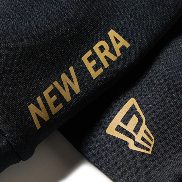 ニューエラ イータッチ フリース ウォーマーグローブ ユニセックス 25FW ブラック×ゴールド