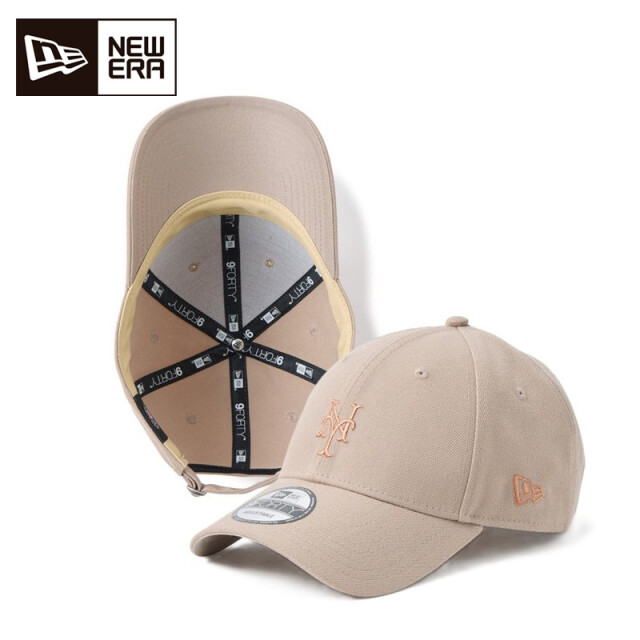 ニューエラ キャップ 9FORTY MLB ベージュ スウェットバンド ニューヨーク・メッツ ユニセックス 26SS アッシュブラウン 14744847