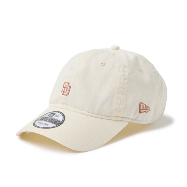 ニューエラ キャップ 9TWENTY MLB ベージュ スウェットバンド サンディエゴ・パドレス ユニセックス 26SS クロームホワイト 14745031