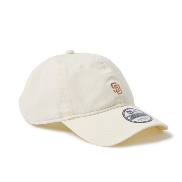 ニューエラ キャップ 9TWENTY MLB ベージュ スウェットバンド サンディエゴ・パドレス ユニセックス 26SS クロームホワイト 14745031