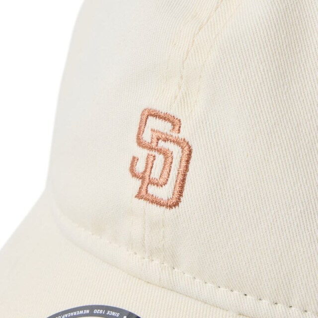 ニューエラ キャップ 9TWENTY MLB ベージュ スウェットバンド サンディエゴ・パドレス ユニセックス 26SS クロームホワイト 14745031