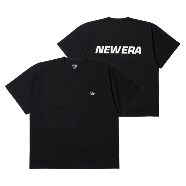 ニューエラ 半袖 ユーティリティー オーバーサイズド Tシャツ Wordmark Logo ブラック 14774254