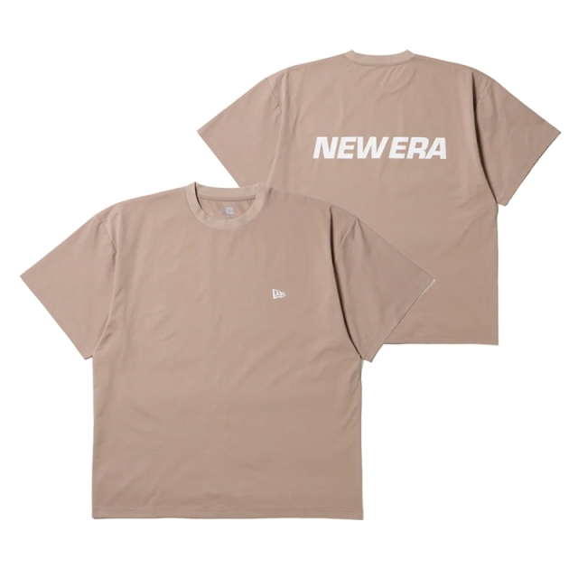 ニューエラ 半袖 ユーティリティー オーバーサイズド Tシャツ Wordmark Logo アッシュブラウン 14774255 