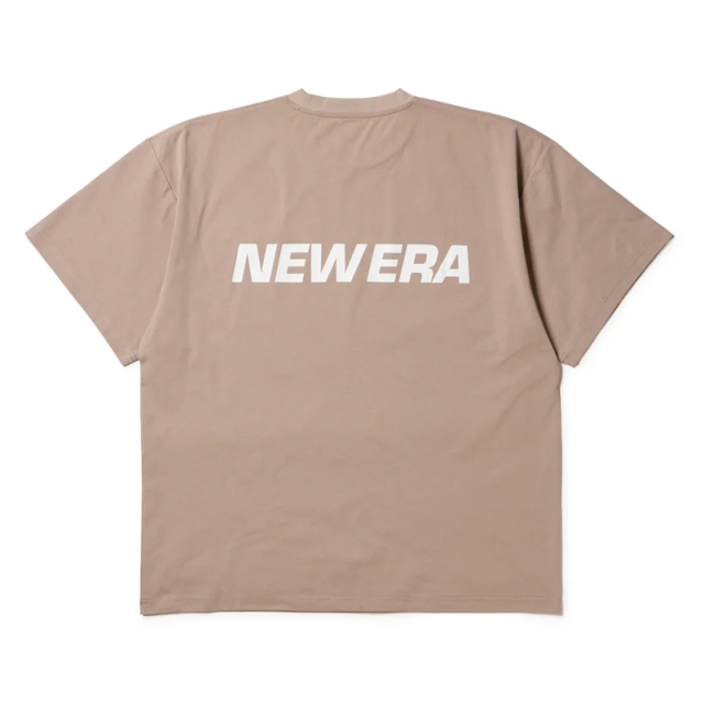 ニューエラ 半袖 ユーティリティー オーバーサイズド Tシャツ Wordmark Logo アッシュブラウン 14774255 