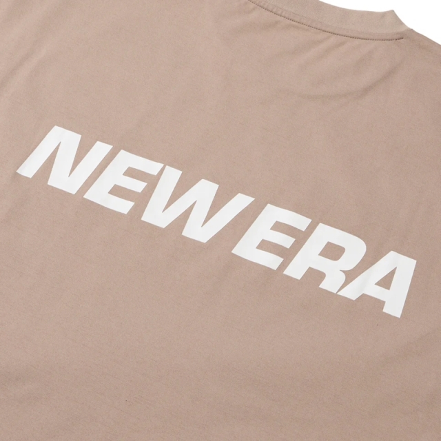 ニューエラ 半袖 ユーティリティー オーバーサイズド Tシャツ Wordmark Logo アッシュブラウン 14774255 