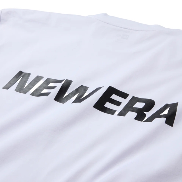 ニューエラ 長袖 ユーティリティー オーバーサイズド Tシャツ Wordmark Logo ホワイト 14774268
