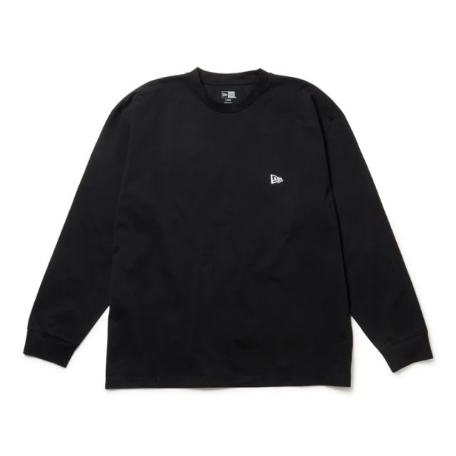 ニューエラ 長袖 ユーティリティー オーバーサイズド Tシャツ Wordmark Logo ブラック 14774269