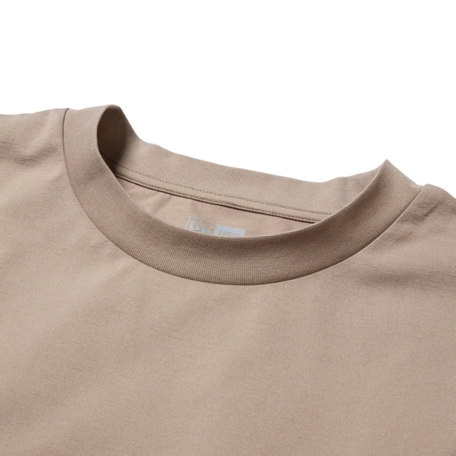 ニューエラ 長袖 ユーティリティー オーバーサイズド Tシャツ Wordmark Logo アッシュブラウン 14774270