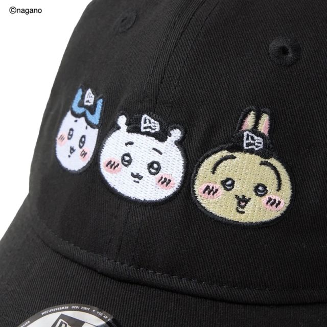 ニューエラ キャップ Youth 9TWENTY ちいかわ・ハチワレ・うさぎ キッズ 26SS ブラック 14864478