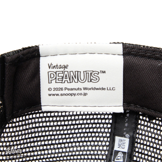 ニューエラ キャップ 9FORTY PEANUTS JOE COOL ユニセックス 26SS ブラック/ホワイト 14865347