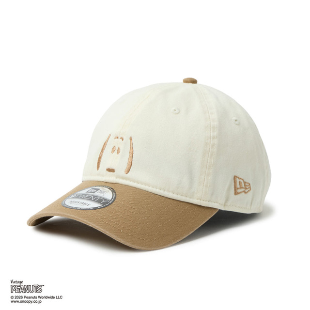 ニューエラ キャップ 9TWENTY PEANUTS 2-Tone ユニセックス 26SS クロームホワイト/カーキ 14865366