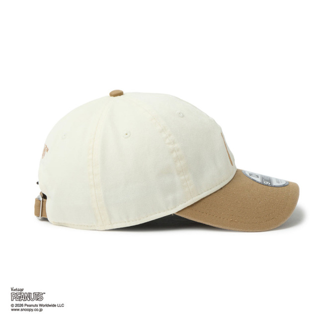 ニューエラ キャップ 9TWENTY PEANUTS 2-Tone ユニセックス 26SS クロームホワイト/カーキ 14865366