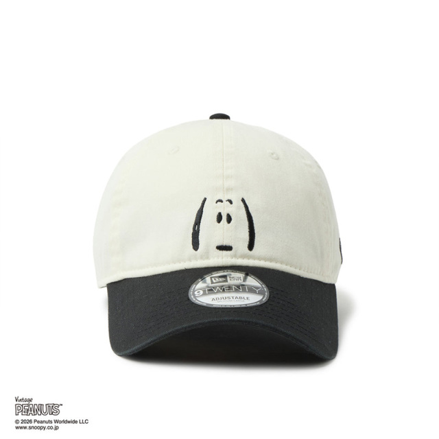 ニューエラ キャップ 9TWENTY PEANUTS 2-Tone ユニセックス 26SS クロームホワイト/カーキ 14865367