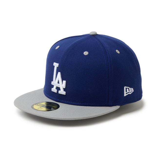 ニューエラ キャップ 59FIFTY Powered by GORO (min-nano) ロサンゼルス・ドジャース ユニセックス 26SS ダークロイヤル/グレー 14880418