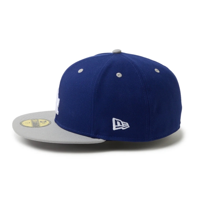 ニューエラ キャップ 59FIFTY Powered by GORO (min-nano) ロサンゼルス・ドジャース ユニセックス 26SS ダークロイヤル/グレー 14880418