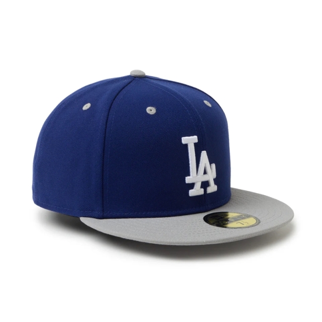 ニューエラ キャップ 59FIFTY Powered by GORO (min-nano) ロサンゼルス・ドジャース ユニセックス 26SS ダークロイヤル/グレー 14880418