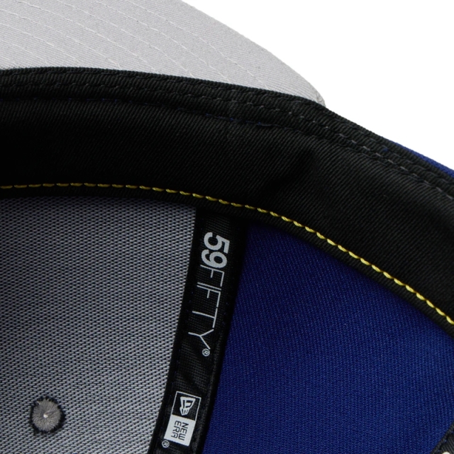 ニューエラ キャップ 59FIFTY Powered by GORO (min-nano) ロサンゼルス・ドジャース ユニセックス 26SS ダークロイヤル/グレー 14880418