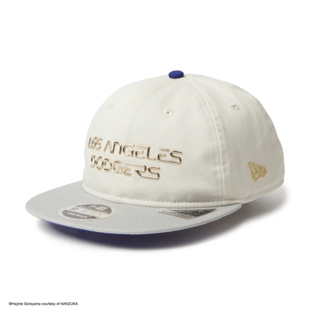 ニューエラ キャップ RC 9FIFTY Flat Visor HAJIME SORAYAMA TPUロゴ ロサンゼルス・ドジャース アイボリー ミディアムシルバー 14881900