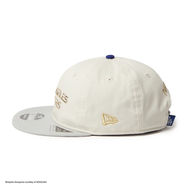 ニューエラ キャップ RC 9FIFTY Flat Visor HAJIME SORAYAMA TPUロゴ ロサンゼルス・ドジャース アイボリー ミディアムシルバー 14881900