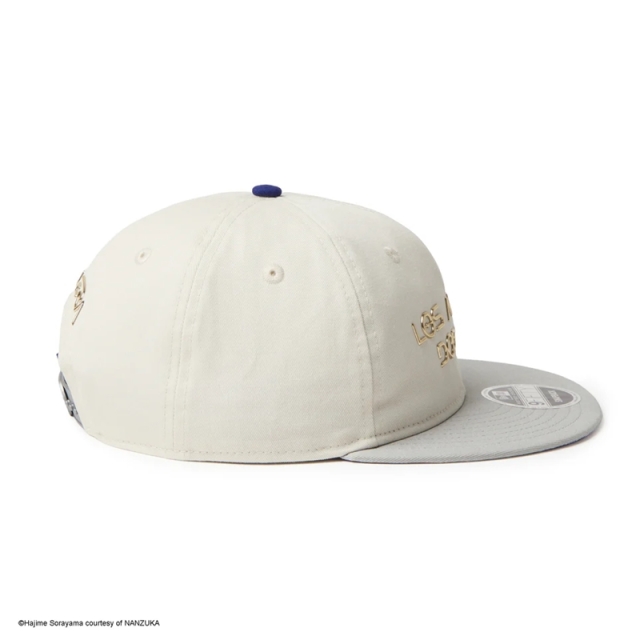 ニューエラ キャップ RC 9FIFTY Flat Visor HAJIME SORAYAMA TPUロゴ ロサンゼルス・ドジャース アイボリー ミディアムシルバー 14881900