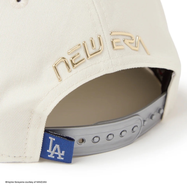 ニューエラ キャップ RC 9FIFTY Flat Visor HAJIME SORAYAMA TPUロゴ ロサンゼルス・ドジャース アイボリー ミディアムシルバー 14881900