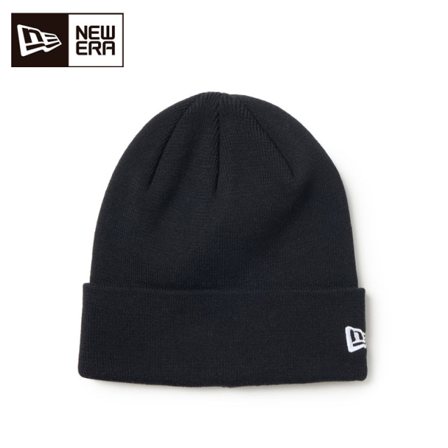 ニューエラ ベーシック カフニット Cotton Knit ユニセックス 26FW ブラック 15119731 ニット帽 NEW ERA 帽子 BASIC CUFF KNIT コットンニット BLK