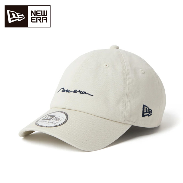 ニューエラ キャップ カジュアルクラシック Handwritten Logo ユニセックス 26FW アイボリー 15136963 フリー 帽子 NEW ERA メンズ レディース