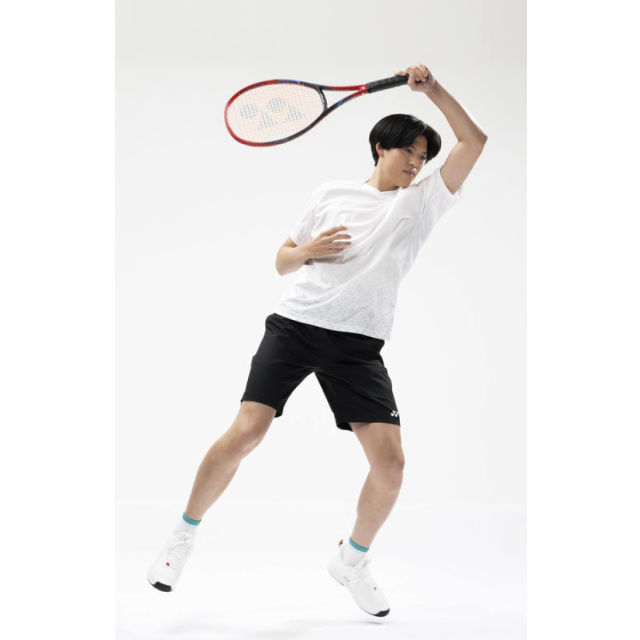 YONEXヨネックスゲームウェア 上下セット (ウェアLハーフパンツM) YONEX ユニハーフパンツ 15150-007 2023SS ブラック ヨネックス