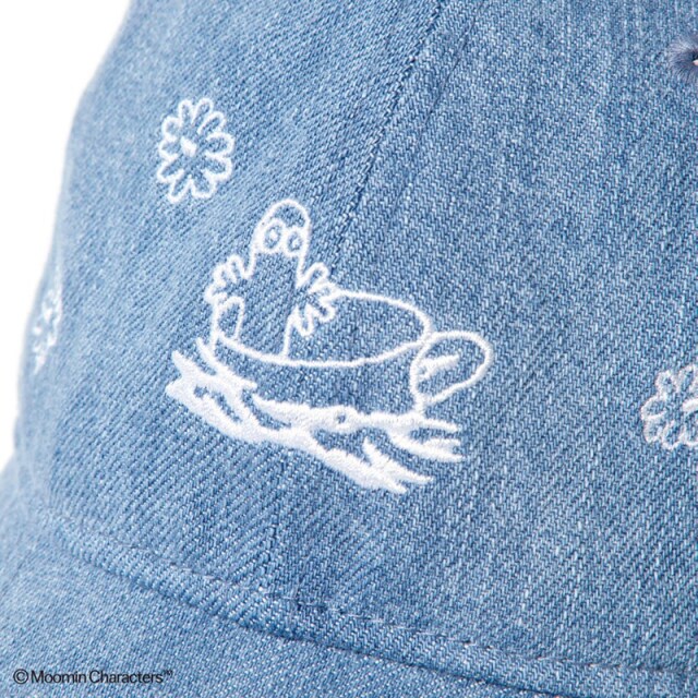 ニューエラ キャップ 9TWENTY Moomin Flower ニョロニョロ ウォッシュドデニム ユニセックス 26FW