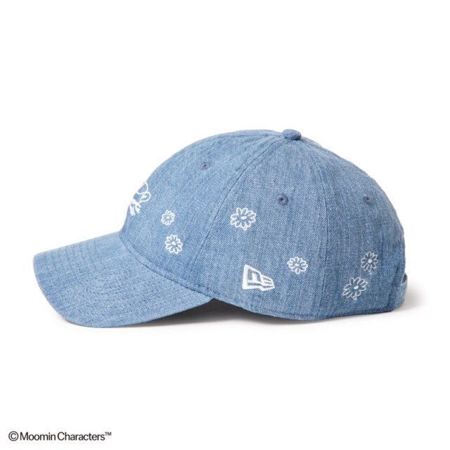 ニューエラ キャップ 9TWENTY Moomin Flower ニョロニョロ ウォッシュドデニム ユニセックス 26FW
