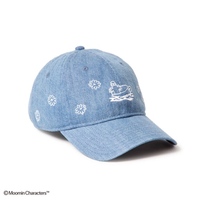 ニューエラ キャップ 9TWENTY Moomin Flower ニョロニョロ ウォッシュドデニム ユニセックス 26FW