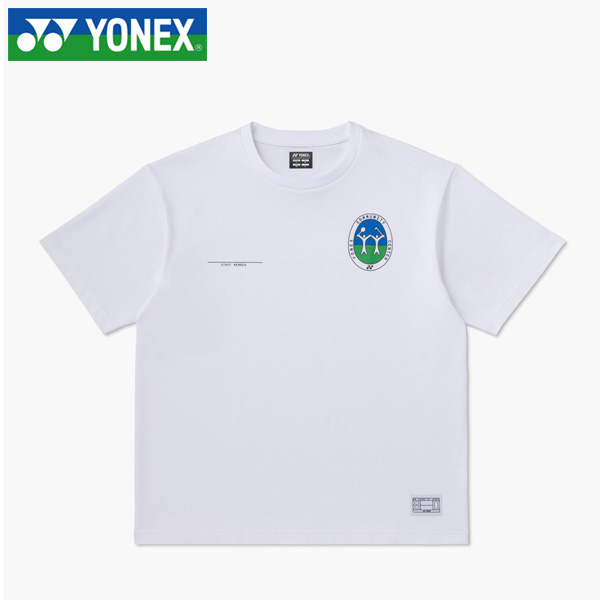YONEX ヨネックス 80THユニTシャツ ユニセックス 26FW ホワイト (16957A-011)
