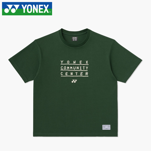 YONEX ヨネックス 80THユニTシャツ ユニセックス 26FW グリーン (16959A-003) 