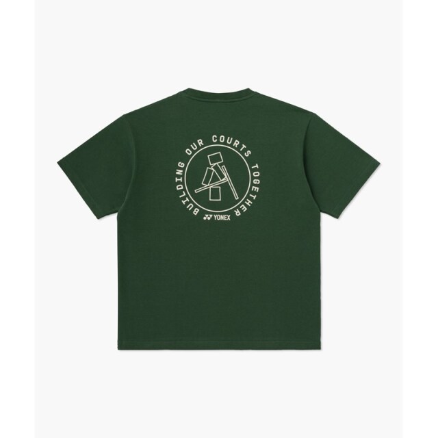 YONEX ヨネックス 80THユニTシャツ ユニセックス 26FW グリーン (16959A-003) 