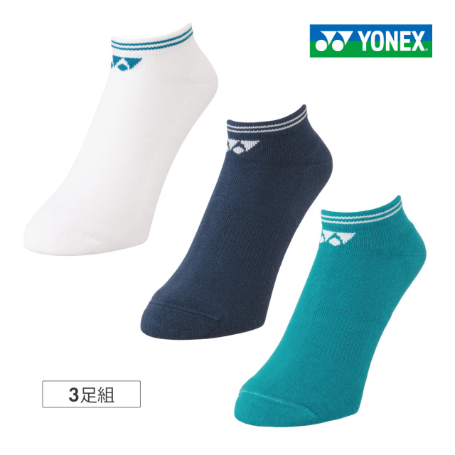 YONEX　メンズスニーカーインソックス3足組