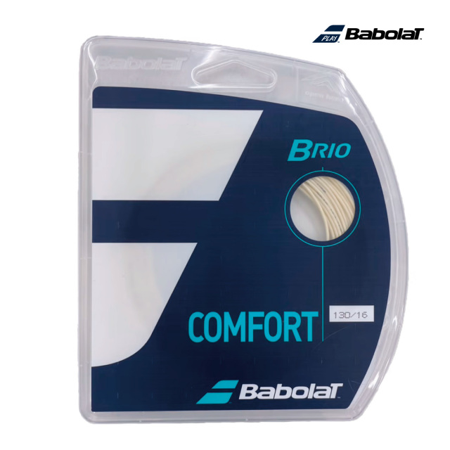 【ポスト投函対応】BABOLAT　BRIO12M　ブリオ　バボラ　241118　テニスストリング　125/130/135　単張り　ナチュラル　硬式　ナイロンマルチ　ガット