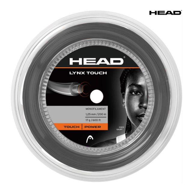 HEAD LYNX TOUCH リンクスタッチ 200m ロール ヘッド 281052 硬式