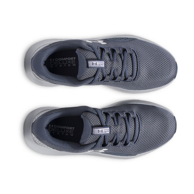 アンダーアーマー UAチャージド サージ4 ランニングシューズ メンズ 25FW グレー (3027000) UA CHARGED  スニーカー 軽量 メッシュ