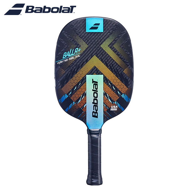 Babolat ピックルボールパドル PADDLE BALLR+ 1600022 ブラック/ブルー ボール+ バボラ ラケット