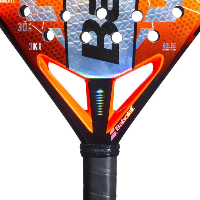 Babolat パデルボールラケット Viper Juan Lebron 3.0 2026年モデル オレンジ×ブラック 150174