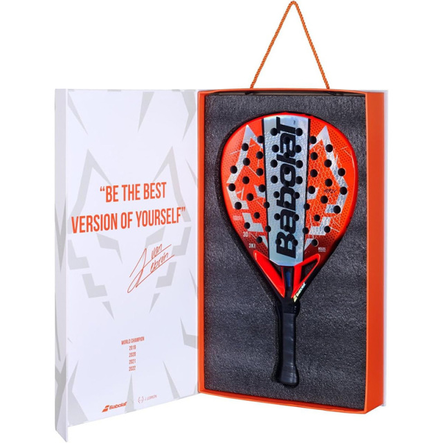 Babolat パデルボールラケット Viper Juan Lebron 3.0 2026年モデル オレンジ×ブラック 150174